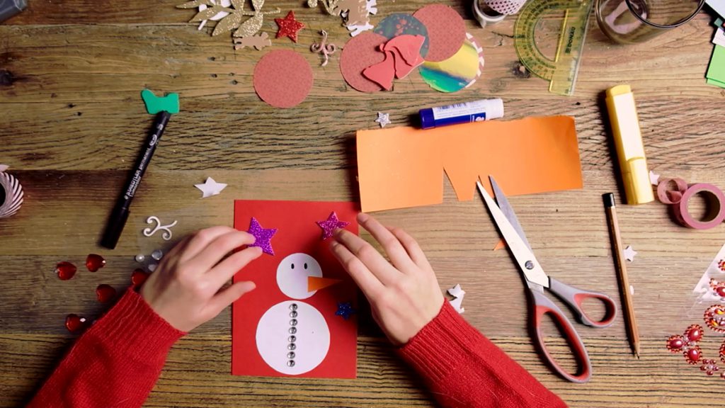 10 pomysłów na proste kartki świąteczne